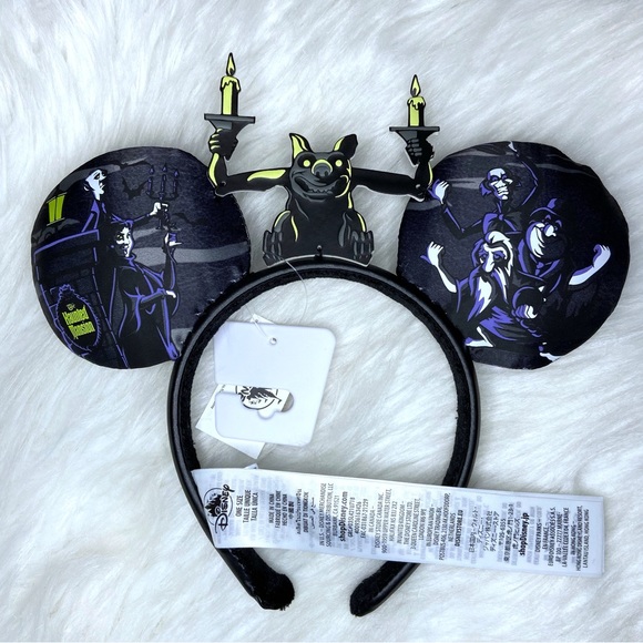 Disney Parks One Size Haunted House Mickey Ears NWT - Picture 6 of 11
